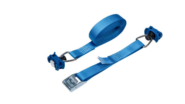 LOADCARE 2tlg Spanngurt mit Klemmschloss 175 daN signalblau
