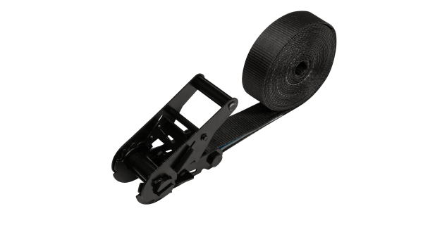 Ratchet lashing strap single-part 2000 daN black