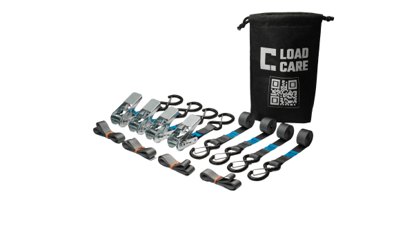 Motorbike belt front + rear | Motorbike lashing system complete | Tension strap | Lashing strap