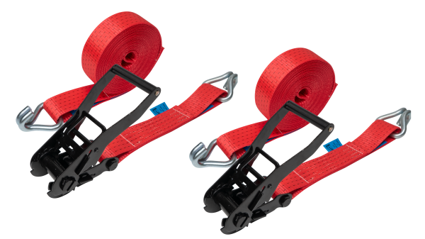 2x LOADCARE Zurrgurt LC 2500 daN 8m schwarz