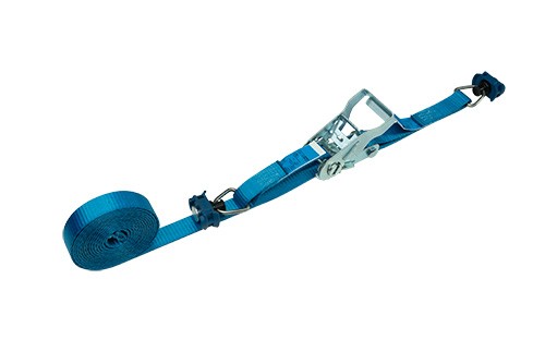 2-part ratchet strap 500 daN blue
