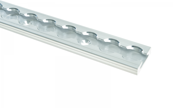 LOADCARE Airlineschiene eckig gebohrt alle 7,5 cm