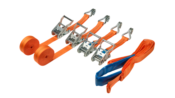 Motorbike belt front + rear | Motorbike lashing system complete | Tension strap | Lashing strap