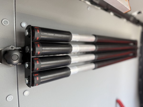 Parking angle for airline beam