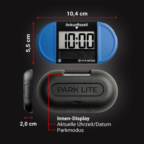 Needit PARK LITE SOLAR - elektronische Parkscheibe mit Zulassung