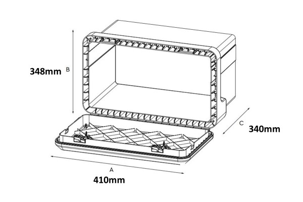 Daken Welvet 400 Werkzeugkasten Daken Welvet 400 Werkzeugkasten