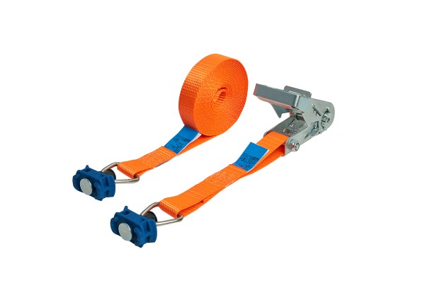 LOADCARE 4x 2tlg Ratschenzurrgurt 500 daN neonorange LOADCARE 4x 2tlg Ratschenzurrgurt 500 daN neonorange