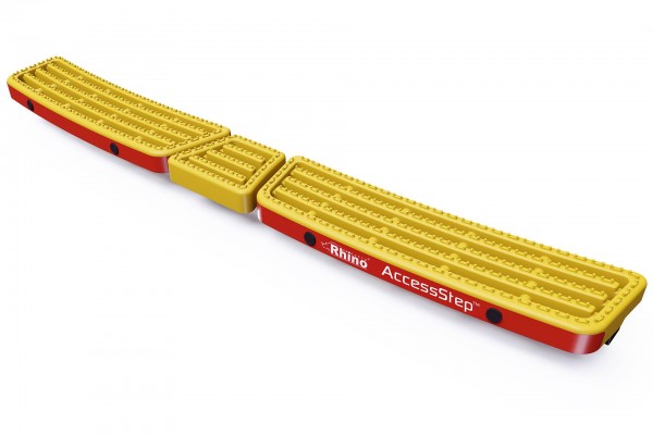 Heckstufe AccessStep dreifach Gelb | mit Parksensoren Universal