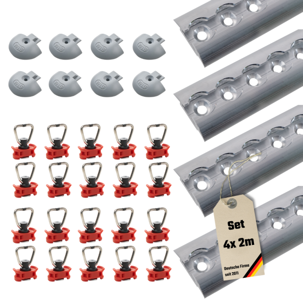 Airline track starter set – 32-part