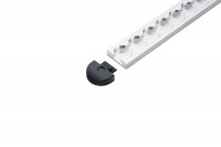 LOADCARE Endkappe für Airlineschienen eckig-flach LOADCARE Endkappe für Airlineschienen eckig-flach