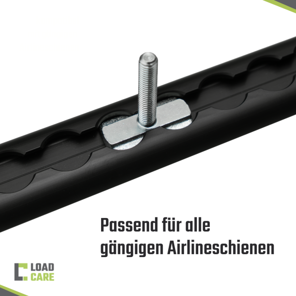 Slot nut with 3x M6 thread