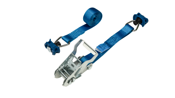 2-part ratchet strap 500 daN blue