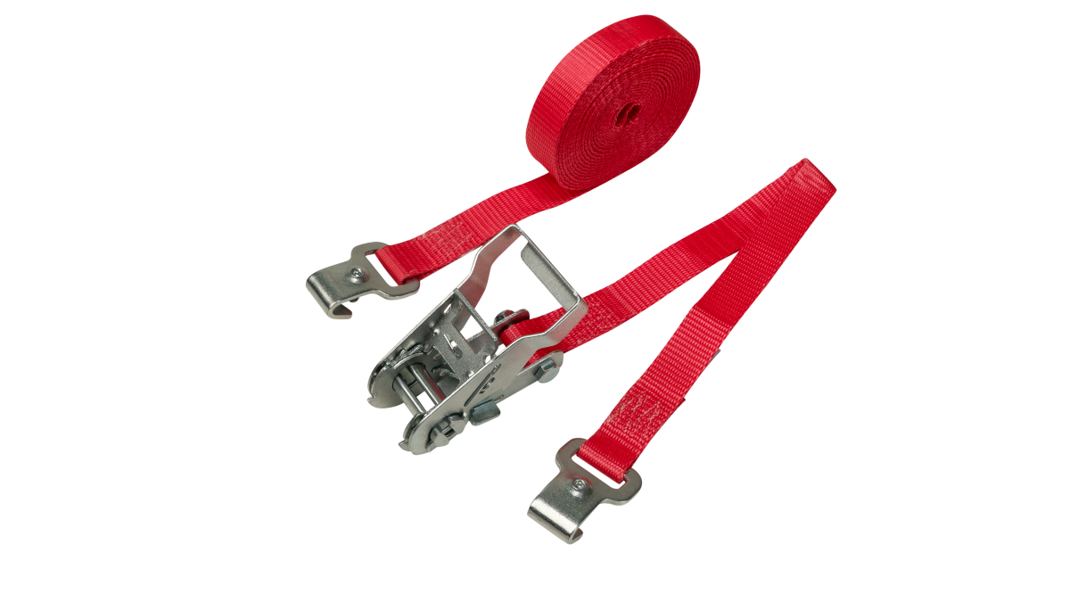 Safetytex Spanngurt Mit Klemmschloss & Schnellverschluss, 5 M Länge, 2,5 Cm Breite – 250 DaN Zugkraft, 6 Stück