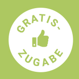Siegel mit dem Titel Gratiszugabe